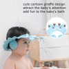 Baby Shower Cap Kids Shampoo Shield Bath Visor Hat Adjustable