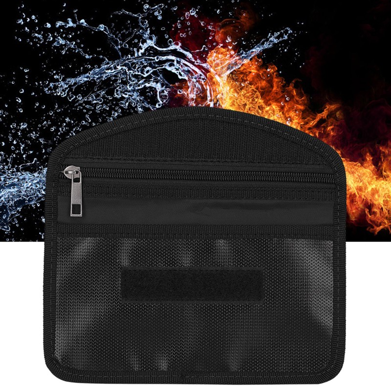Fireproof Phone Digital Product Storage Bag, High Temperature Resistant Briefcase