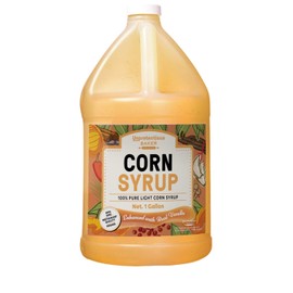 Corn Syrup, 1 Gallon Jug, by Unpretentious Baker, Light Syrup with Real Vanilla, Gluten Free, Natural, Sugar Substitute, Jug with Twist Off Cap