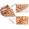 Elegant Little Tail Dog Bandanas - 1Pack Washable Fall Scarf,