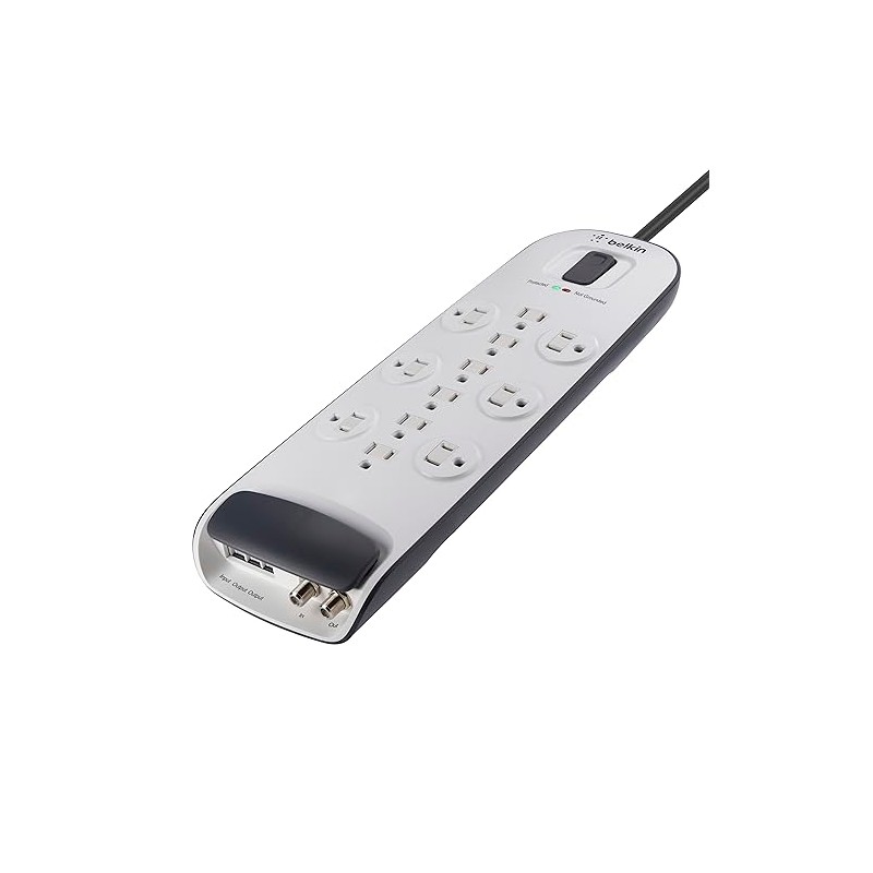 Belkin supresor de tensión con 12 salidas con cable y