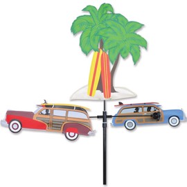 Single Carousel Wind Spinner - Woodies