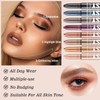 Grey Eyeshadow Stick Makeup,Matte Cream Eye Shadow Pencil,High Pigmented Crease