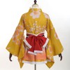 GRACEART Japanese Kimono Robe Anime Cosplay Costume Dress, yellow