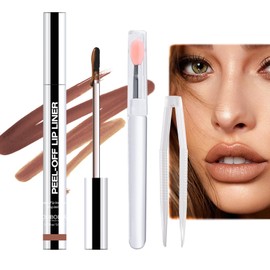 Ricadoo Timbersonic Peel off Lip Stain, Astora Peel off Lip Stain, Long Lasting Lip Tint Stain Peel off Lip Liner Stain Waterproof, Pinked Korean Nude Lip Stains Peel off for All Skin Types (02, 1)