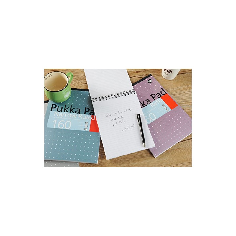 A4 Metallic Refill Narrow Feint and Ruled 160 Pages 80GAM