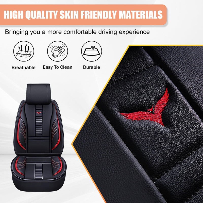 Niscarda Full Set Car Seat Covers for Ford F150 Raptor