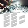 10pcs Aluminium Heatsink, 40 x 8 x 100 mm Radiator