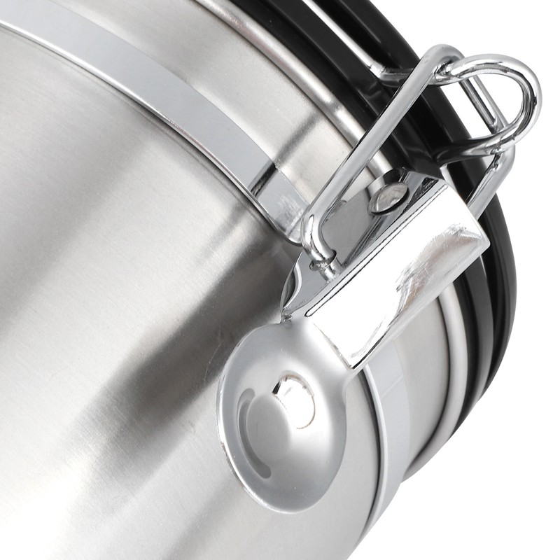 Stainless Steel Coffee Bean Airtight Canister Tea Dried Fruits Storage