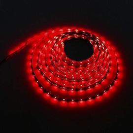 Red 5M (16.4ft) 300 LED Strip Light Flexible Tape Ribbon/ 5 Metres with 300 SMD LEDs DC 12V