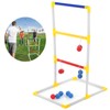 Portable Ladder Ball Toss Game Set Indoor Outdoor Patio Backyard