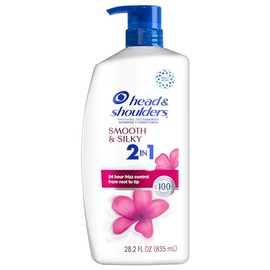 Head & Shoulders, Shampoo + Conditioner Smooth & Silky 2 In 1, 28.2 Ounce
