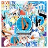 50 Packs Diving Stickers Water Bottles Laptop Phone Computer Guitar