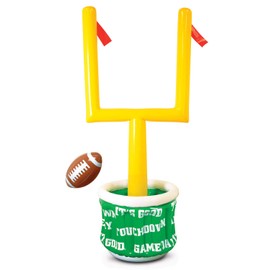 Beistle Inflatable Football Goal Post Cooler With Football, 74” x 28” Holds approx. 60 12oz. Cans – Inflatable Cooler, Drink Containers for Parties, Football Party Decorations, Game Day Coolers