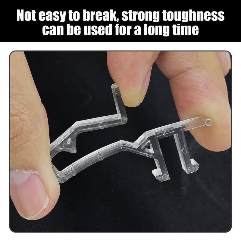 TYFGRT Pack of 40 Curtain Panel Clips and 1 x