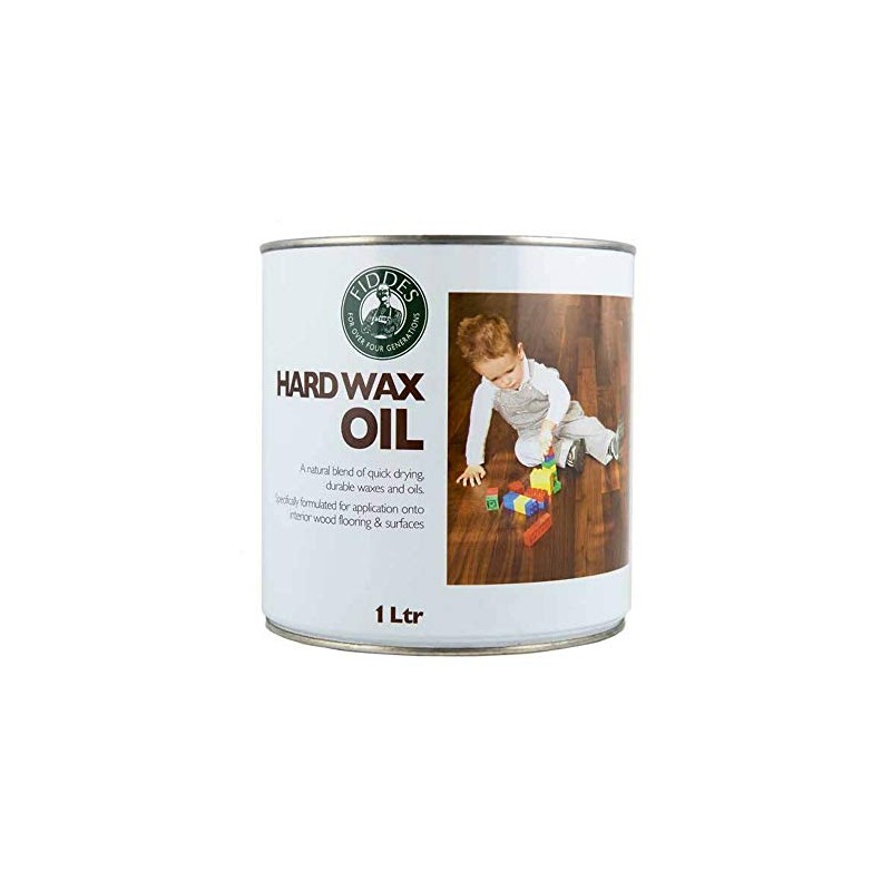 Fiddes Hard Wax Wood Oil - Clear Satin 1 Liter