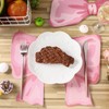 Tinlade 50 Pack Disposable Bow Placemats Coquette Bow Table Mats