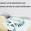 Silicone Cup Lids with Cute Animal Handle Design, Reusable Drink