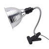 Reptile Heat Lamp Fixture Adjustable Rotate Clamp for Pet Heating