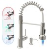 GIMILI Brushed Nickel Kitchen Faucet with Pull Down Sprayer with