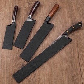 gifthub ABS Knife Cover Sleeves Extra Strength,Black Universal Knives Protector,Durable Knife Sheath Knives Edge Guard for Home Kitchen(6Inch)