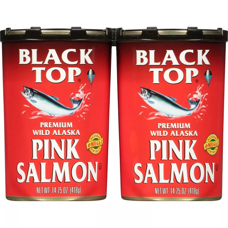 T.O.P. Black Top Premium Wild Alaska Pink Salmon (14.75 oz.,