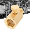 Soda Cylinder Adapter Valve with Switch Female Thread TR21-4 to
