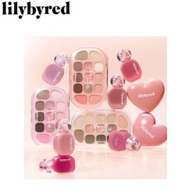 LILYBYRED Dewy Fit Palette 13.4g + Luv Beam Cheek Balm 3.5g Set, Shade (Palette)#$%Shade(Cheek Balm):04 Rose Cocoa-13 Shy Pink