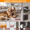 Jywtleey 9.8 Ft Wedge Weather Stripping Window Seals Door Insulation