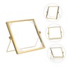 Ciieeo Metal Back Support Photo Frame Dried Flower Glass Frame