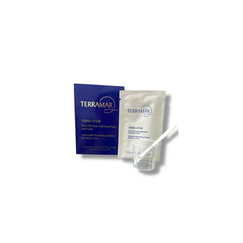 TERRAMAR MASCARILLA PEEL OFF CON POLVO DE PERLA Y ORO