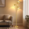 QiMH Tree Floor Lamp with 3 Light Bulbs, Standing Tall