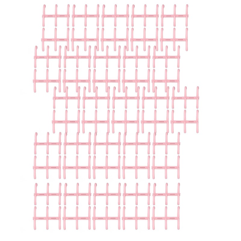 50PCS Comb Binding Spine 16mmx3 Rings PP Multifunctional Book Binder