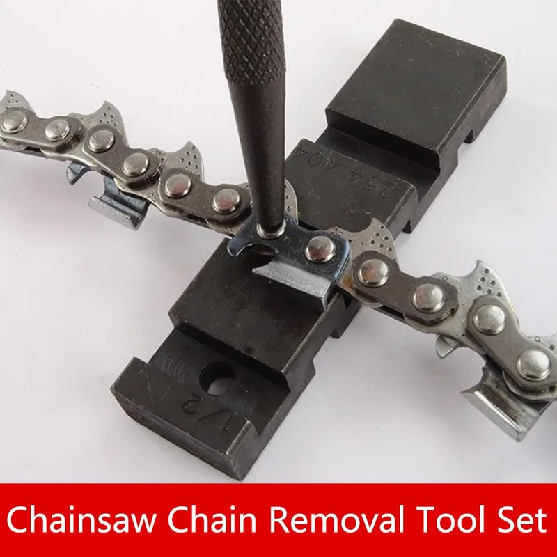 Chainsaw Chain Breaker Tool, 3Pcs Pocket Chain Saw Rivets and