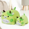 Yeqivo Birthday Cow Plush Pillow Stuffed Animal Toy, Green Birthday