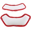 ゼット(ZETT) 野球 キャッチャー用 マスクパッド レッド×ホワイト(6411) BLMP122
