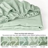 PHF 100% Garment Washed Cotton Fitted Sheet Full Size -
