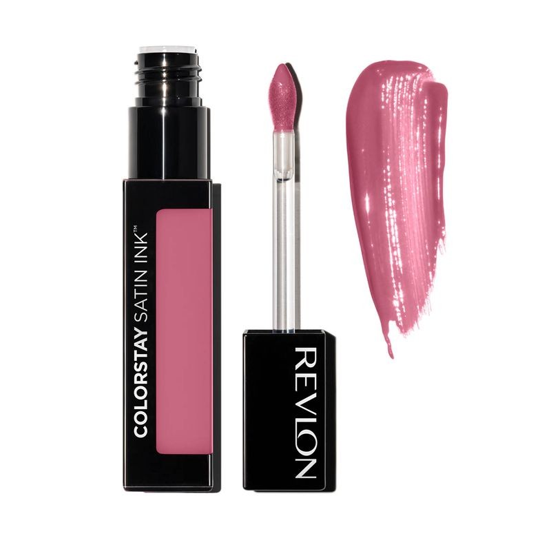 Labial Líquido Revlon ColorStay Satin Ink tono Mauvey, Darling ,