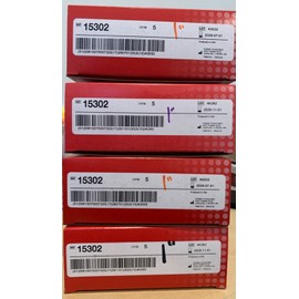 Hollister 15302 CeraPlus Trim to fit Ostomy Barrier precut 1 inch 4 boxes bundle