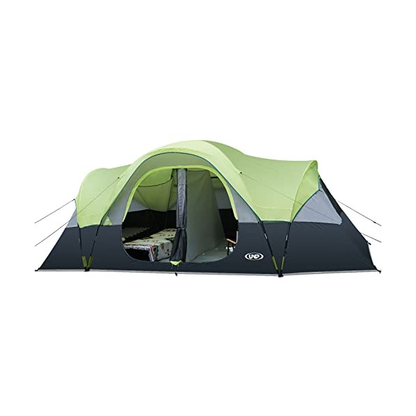 UNP Camping Tent 10-Person-Family Tents, 2 Room Tent, Parties, Music
