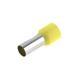 SeKi 14212 ISO Wire end ferrules. 25.0 mm², Yellow, Pack of 50, 25mm²