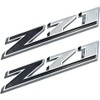 2Pcs Z71 Rear Trunk Emblems Door Side Sport Car Badge