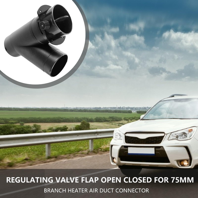 75mm Parking Heater 3 Way Air Ducting Elbow Pipe, ZDHQLHJ