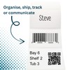 Blank White Polypropylene Labels - 70mm x 40mm (Approx. 2.8"