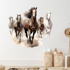 GRAZDesign Wall Tattoo Horse Sticker for Children's Room, Living Room, Wall, Door and Cupboard - 63 x 57 cm