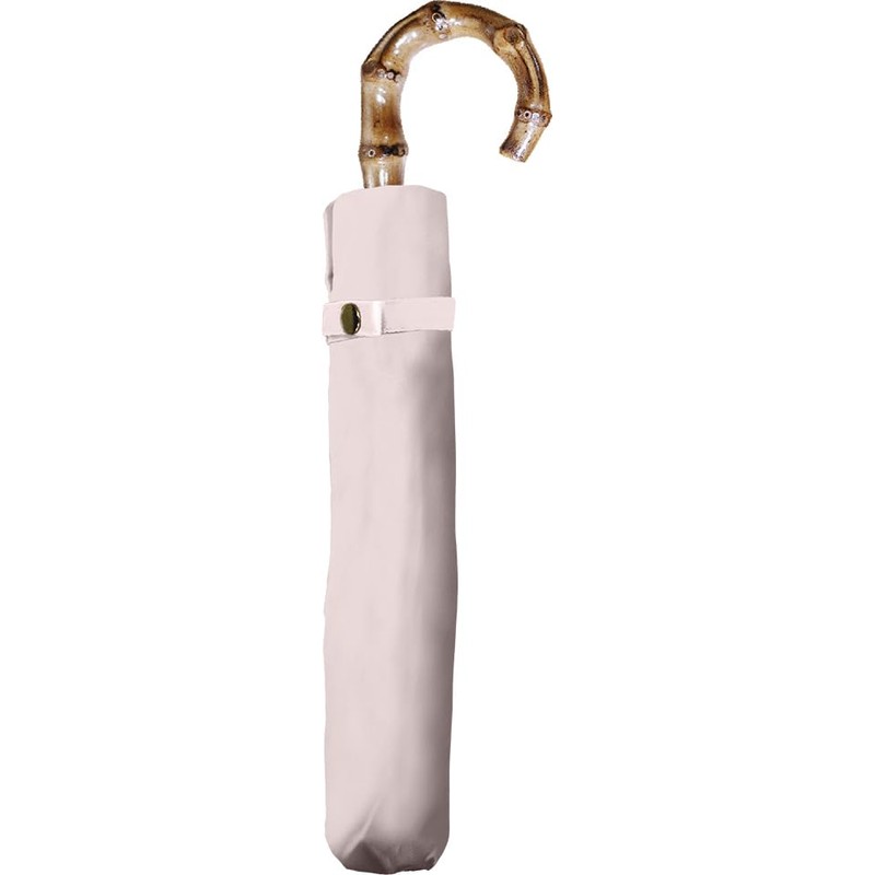 Nakatani Natural Basic Folding Umbrella, UV Bamboo Pink Beige [924-048],