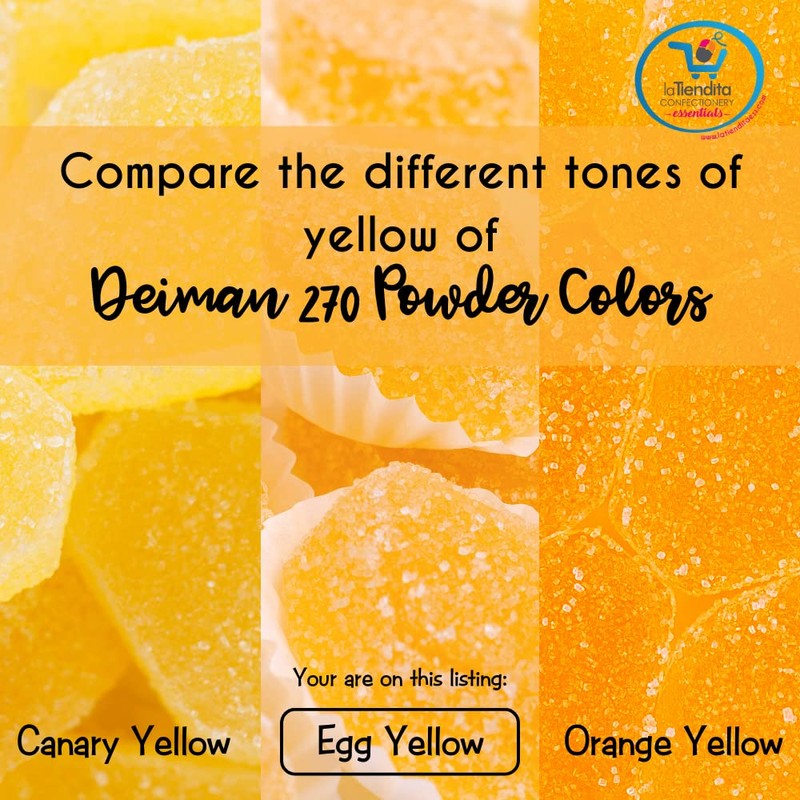 Deiman Artificial Food Color Egg Yellow 270 (2.2 lb)