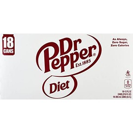 Dr Pepper, Diet Cola, 18 Pack, 12 Fl Oz Cans