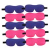 Gatuida 10PCS Contoured Blackout Sleep Mask Lightweight Comfortable Eye Cover