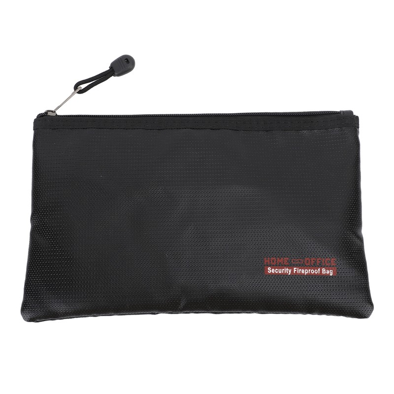 Fireproof Document Bag Portable Waterproof 800℃ High Temperature Resistant Zipper
